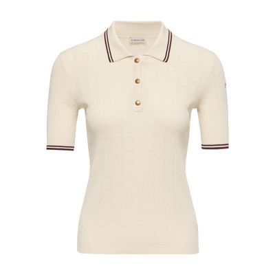 Moncler , Damen, Strickwaren, Weiß, L - Bild 3