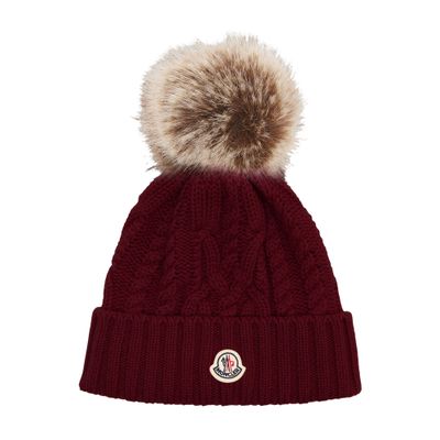 Moncler Beanie In Sand