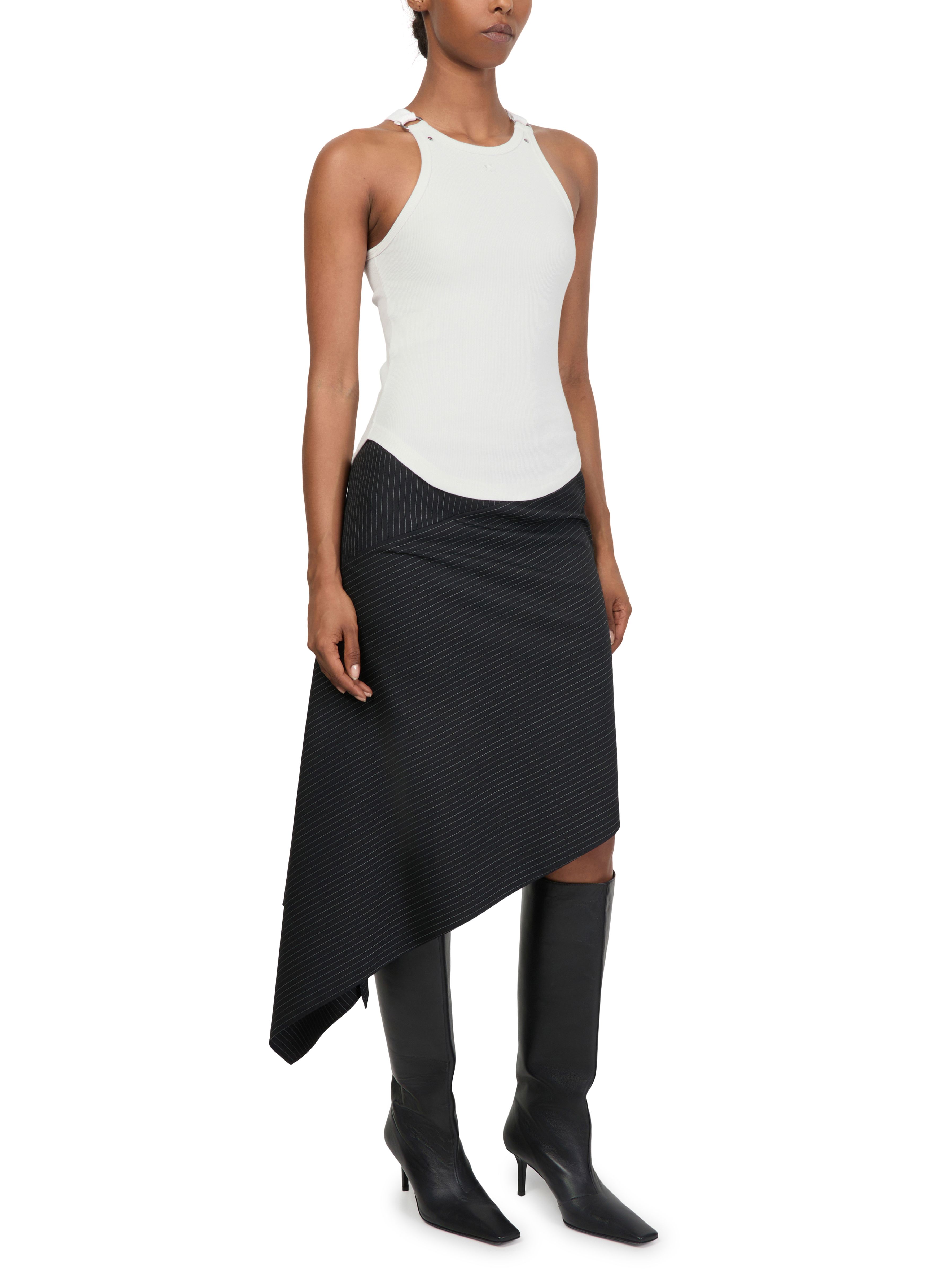 Buckle 90'S rib tank top thumbnail 6