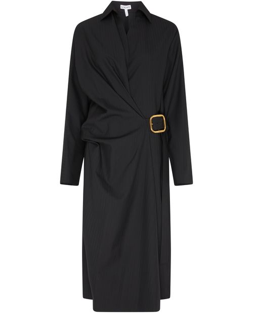 LOEWE Belted wool dress