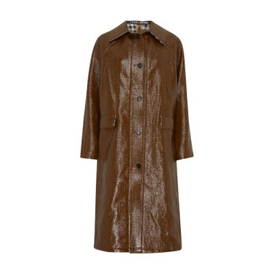 Kassl Coat In Brown_check