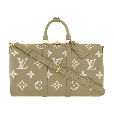 Louis Vuitton Keepall Bandoulière 45 In Green