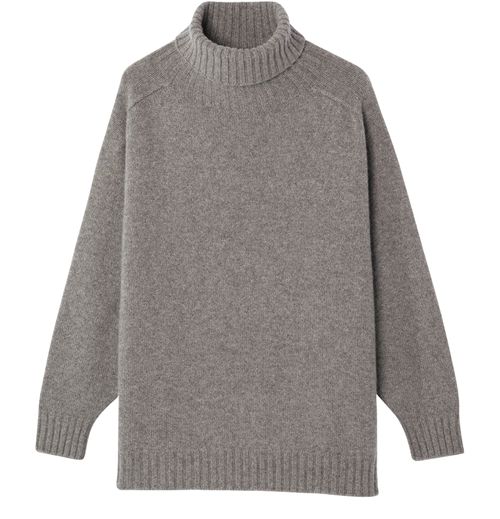 Bompard — Cashmere turtleneck sweater (Grey)