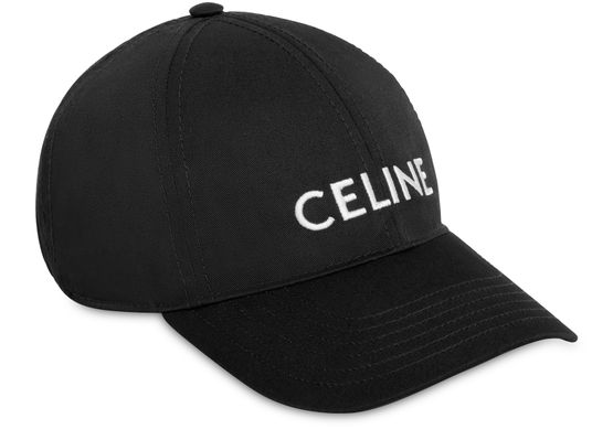 ⭐【新品】CELINE ベージュ ベースボールキャップ 男女兼用 刺繍ロゴ