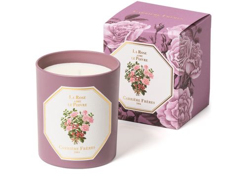 CARRIERE FRERES Scented Candle La Rose aime le Poivre - 185 g