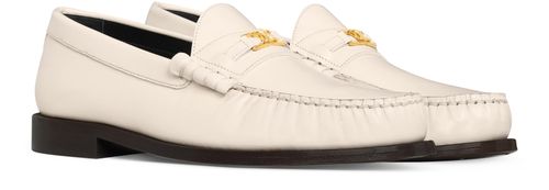 CELINE Celine Luco Triomphe in polished bull loafers