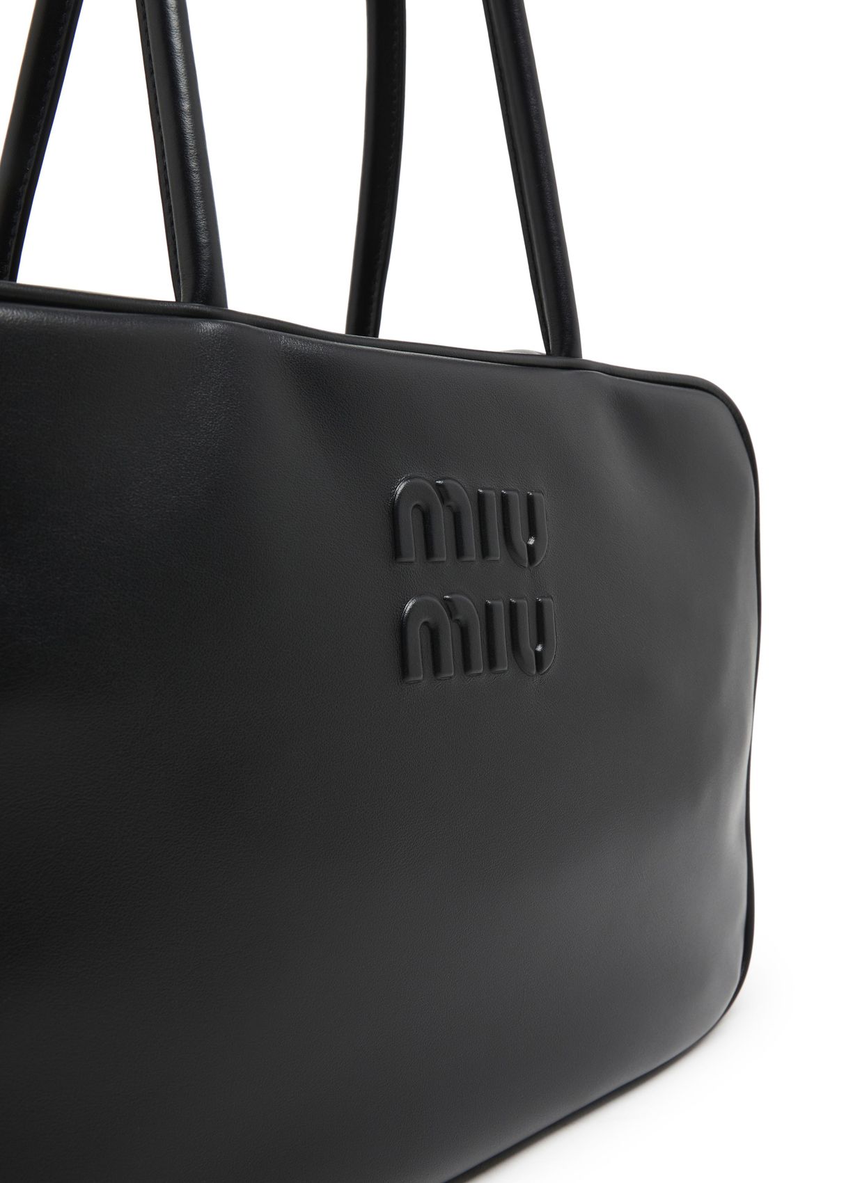 MIU MIU 가죽 보 백