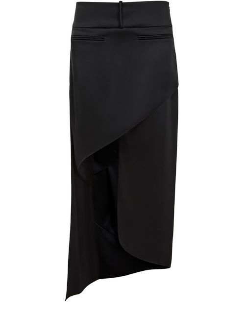 COURREGES Infinity Heritage satin skirt