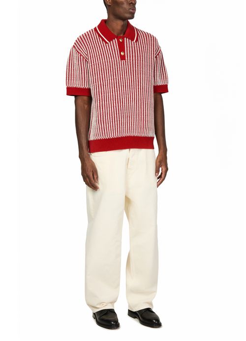 DROLE DE MONSIEUR The Pinstripe polo shirt