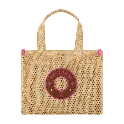 Louis Vuitton Onthego Mm Bodrum In Beige