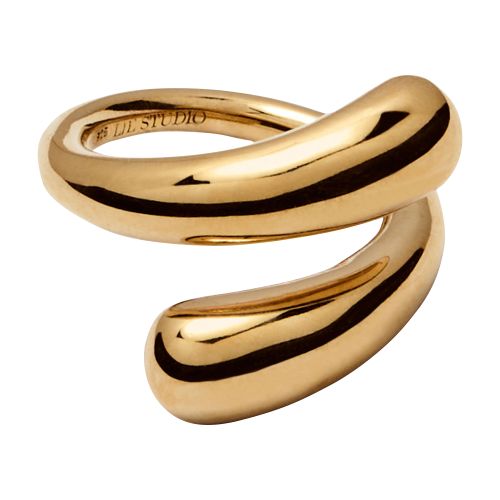 Lie Studio Victoria 18k Yellow Gold Vermeil Coil Ring In Gold