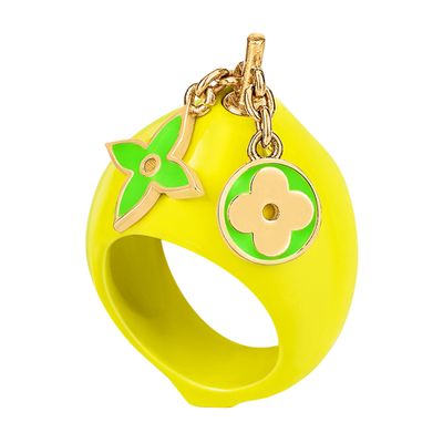 Louis Vuitton Lv Fruits Ring In Yellow