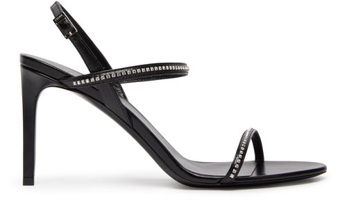CELINE Celine soir strap sandals with strass in lambskin with strass