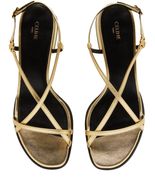Women's Celine Clemence strappy sandals in laminated
