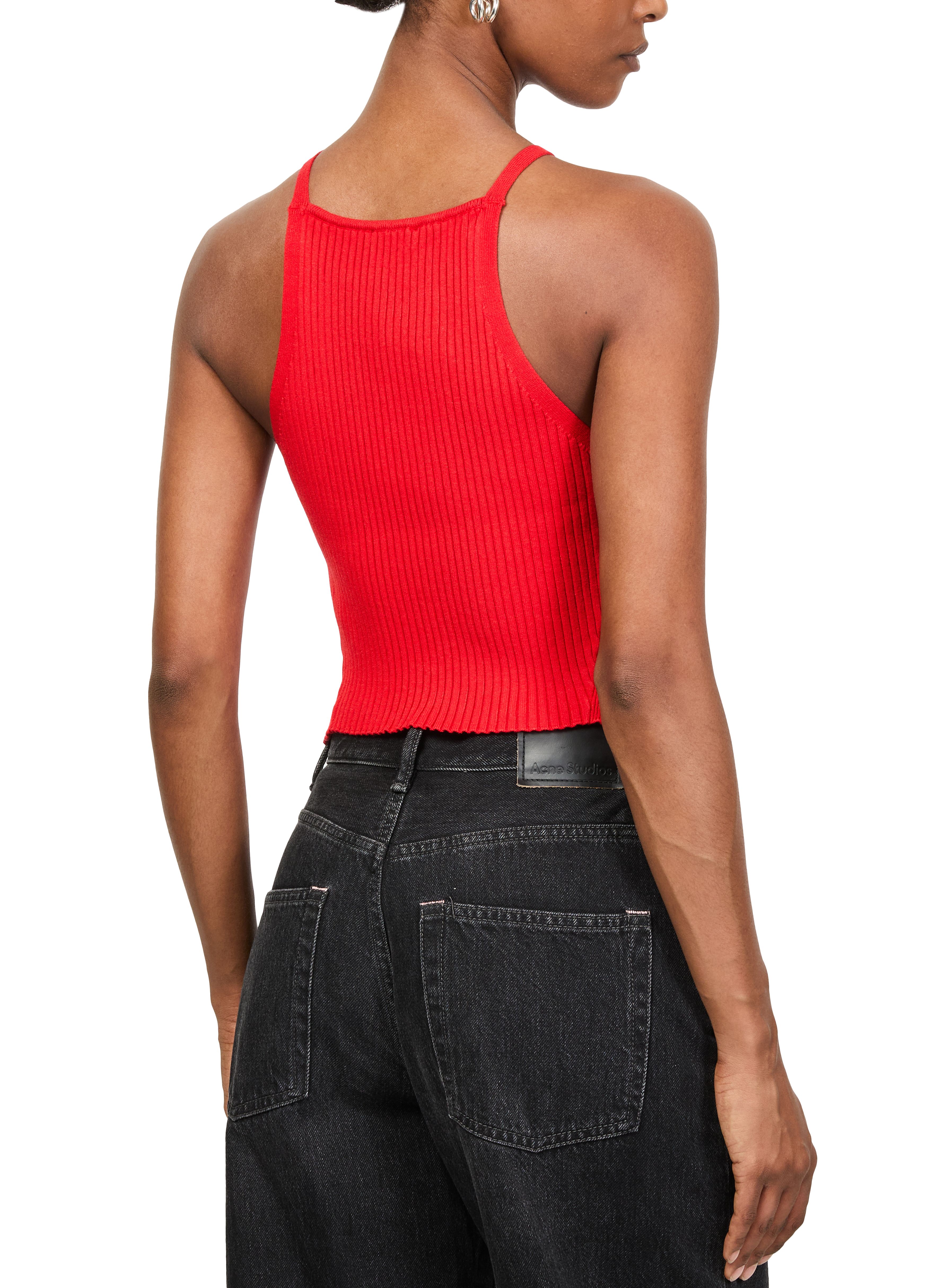 Circle rib knit top thumbnail 5