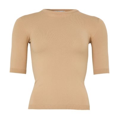 Max Mara Basic Wool Sweater In Neutral