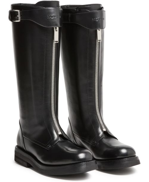 MCQUEEN Lederstiefel
