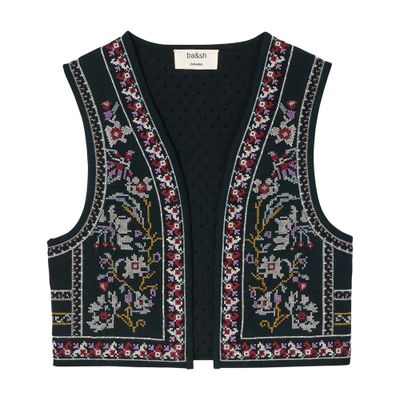 Ba&sh Coco Vest In Blue