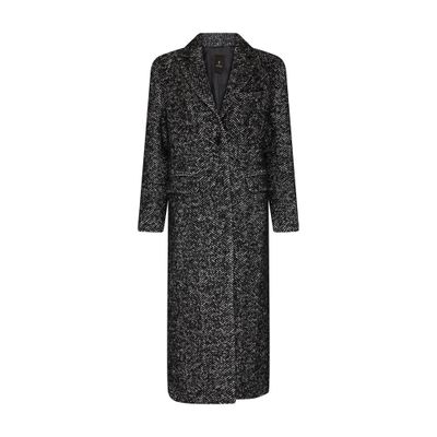 Shop Anine Bing Quinn Coat In Black