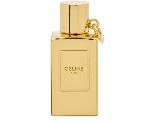 CELINE Celine separables small perfume pendant in brass with gold finish