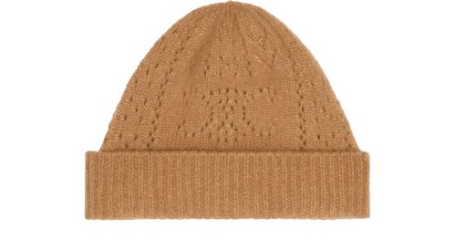 CELINE Hat in cashmere and silk pointelle