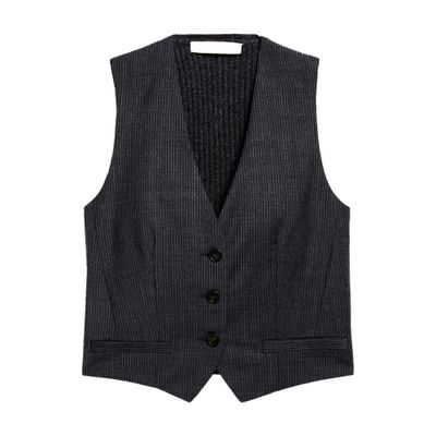 Vanessa Bruno Denso V Neck Vest In Grey