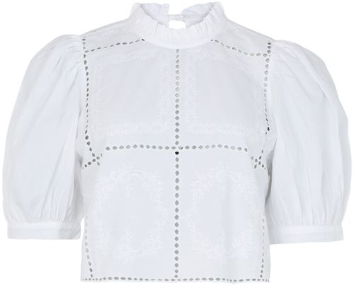 SKALL STUDIO Anemone crop blouse