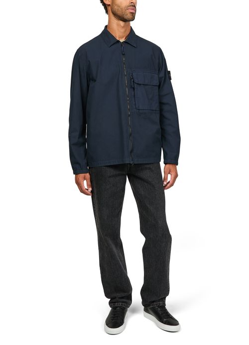 STONE ISLAND Zipped shirt