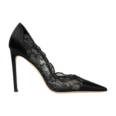 Jimmy Choo Brigitte 100 Pumps In Black