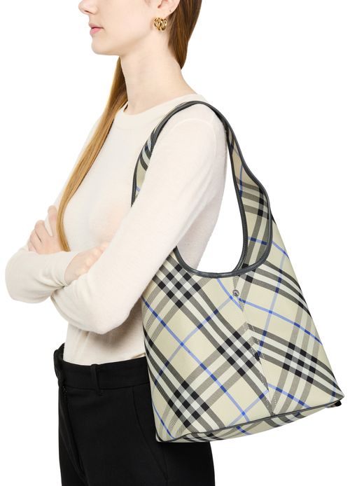 BURBERRY Check medium tote bag