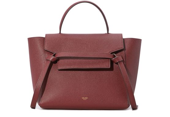 Celine Micro Belt Bag Light Red Grained Calfskin For Sale at 1stDibs