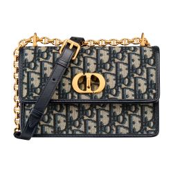 ロゴ Miss Caro 本革レザー Dior ミニショルダーバッグ ツートン