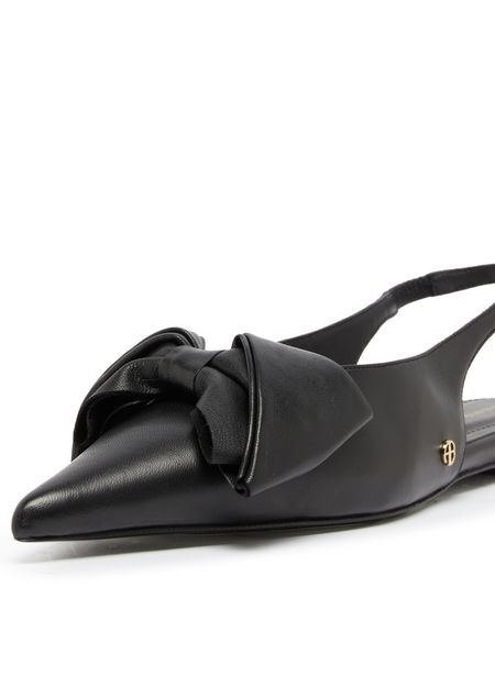 Nina flats slingbacks with bow - ANINE BING