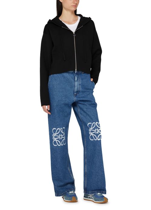 LOEWE Anagram zip-up hoodie