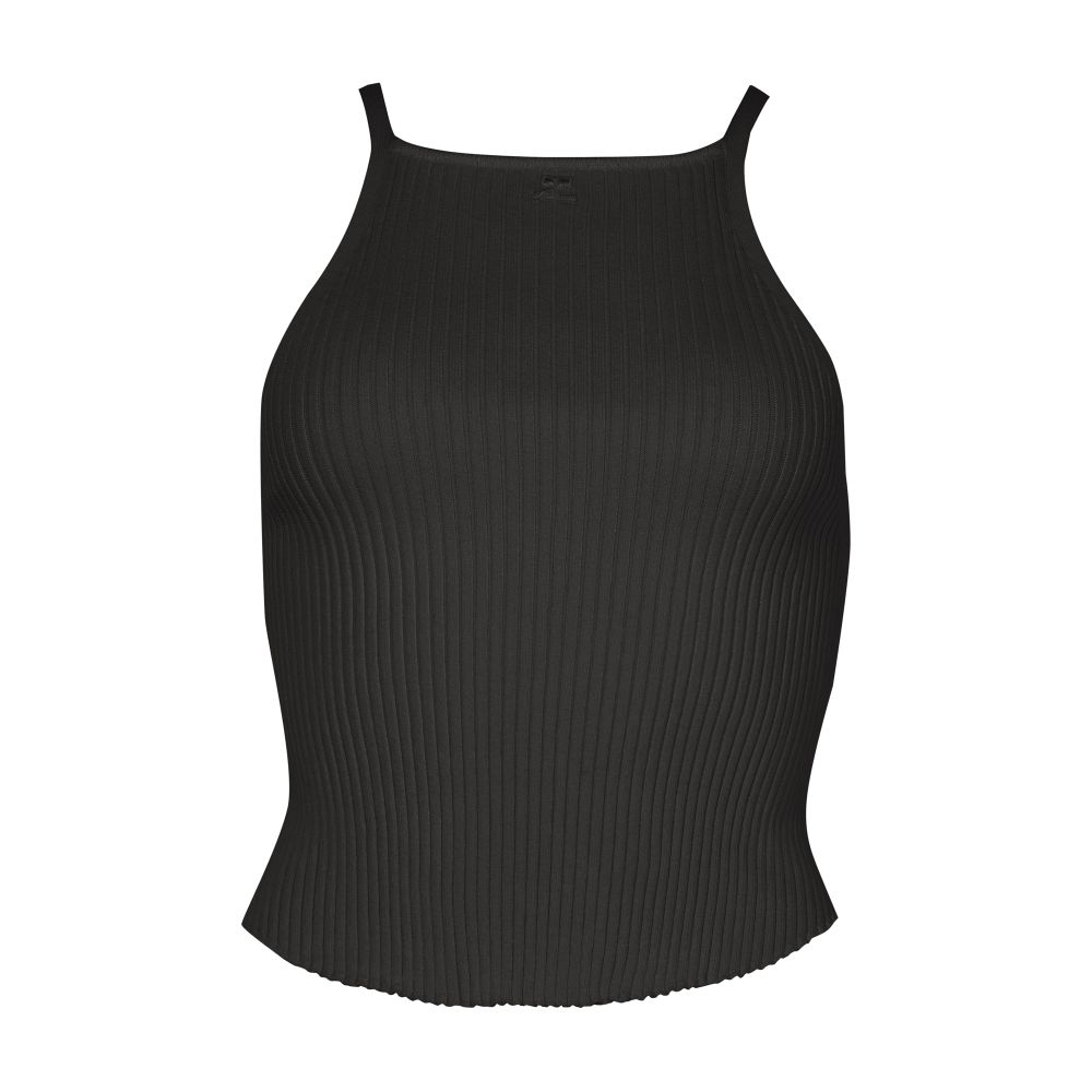 Circle rib knit top thumbnail 7