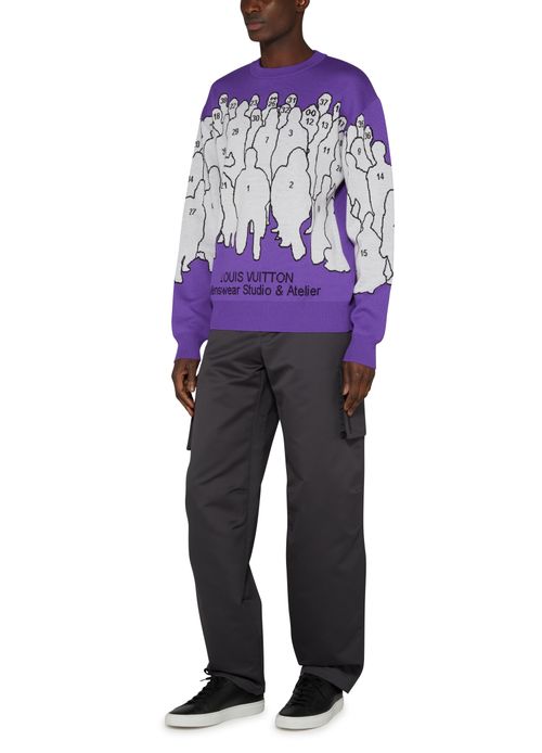 LOUIS VUITTON Studio Jacquard Crewneck