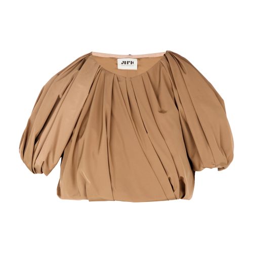 Gathered crop top