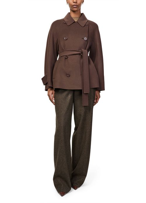 S MAX MARA Belted short trench coat 