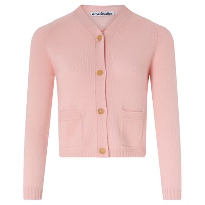 Acne Studios Cardigan In Pink
