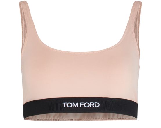 Women's Signature Logo Bra Top, TOM FORD