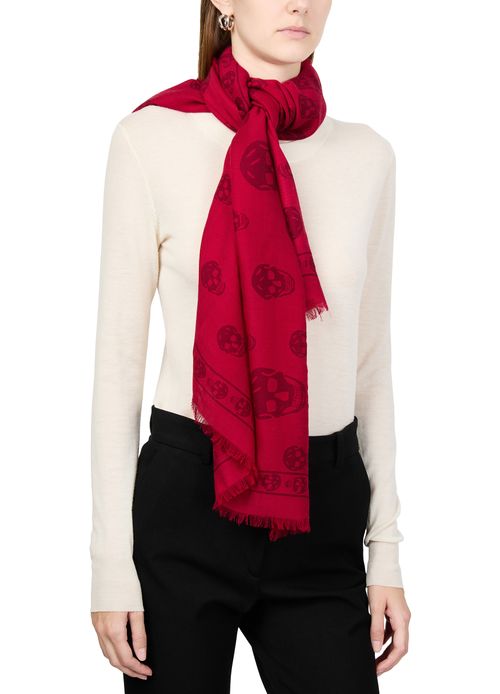 MCQUEEN Skull scarf