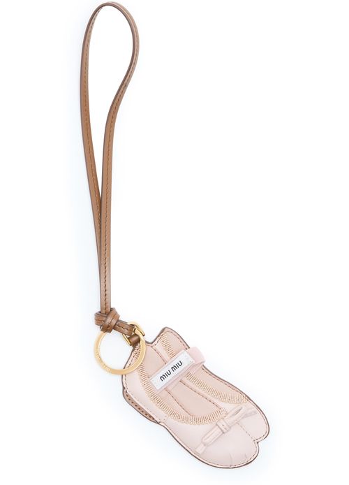 MIU MIU Miu Miu ballet flat key chain
