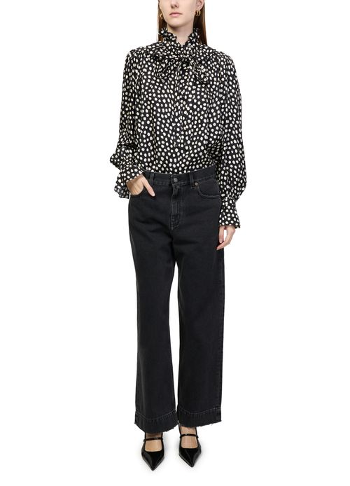 CHLOE Ruffled blouse with pussycat bow