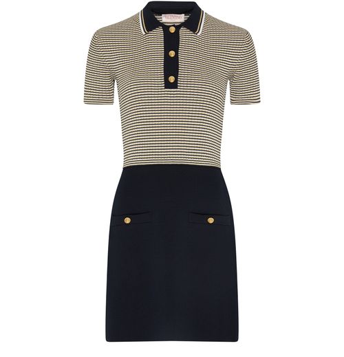 VALENTINO GARAVANI Knit dress with motifs