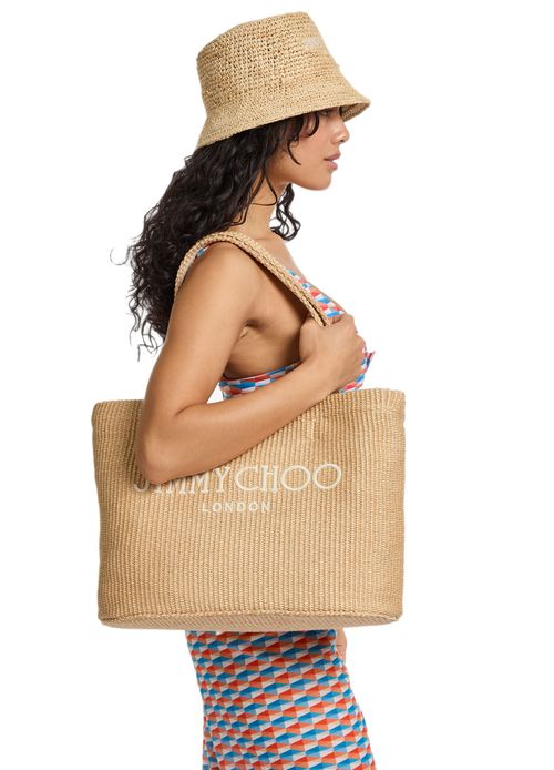 JIMMY CHOO Beach tote bag