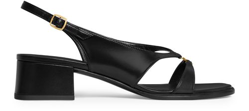 CELINE Celine Clemence Triomphe slingback sandals in calfskin