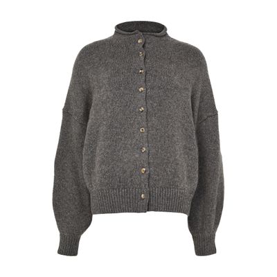 Khaite Nelya Cardigan In Sand