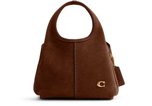 COACH Lana 19 suede shoulder bag