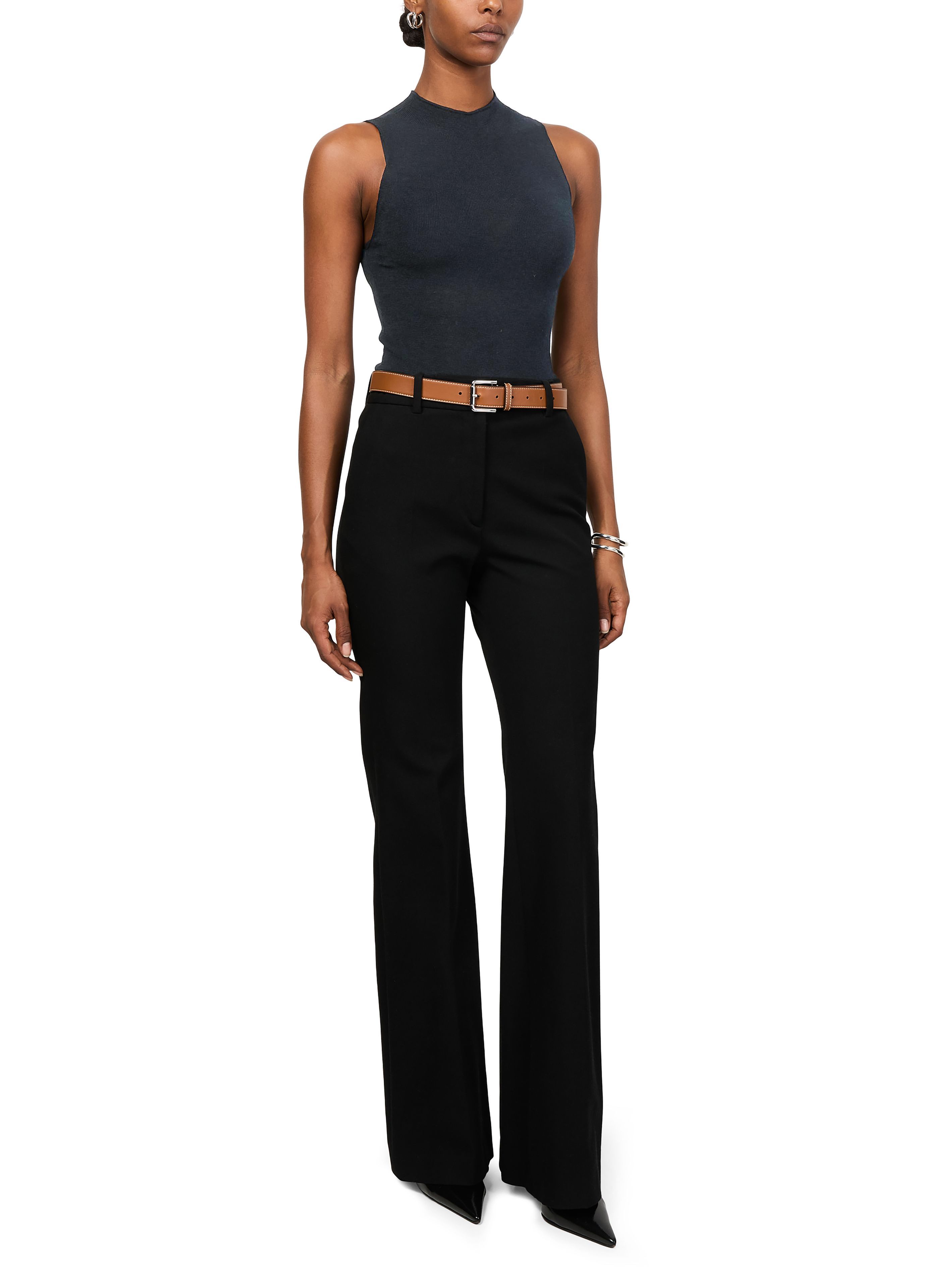 Plain knit vest top thumbnail 5