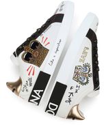Men's Portofino sneakers in printed nappa calfskin with
